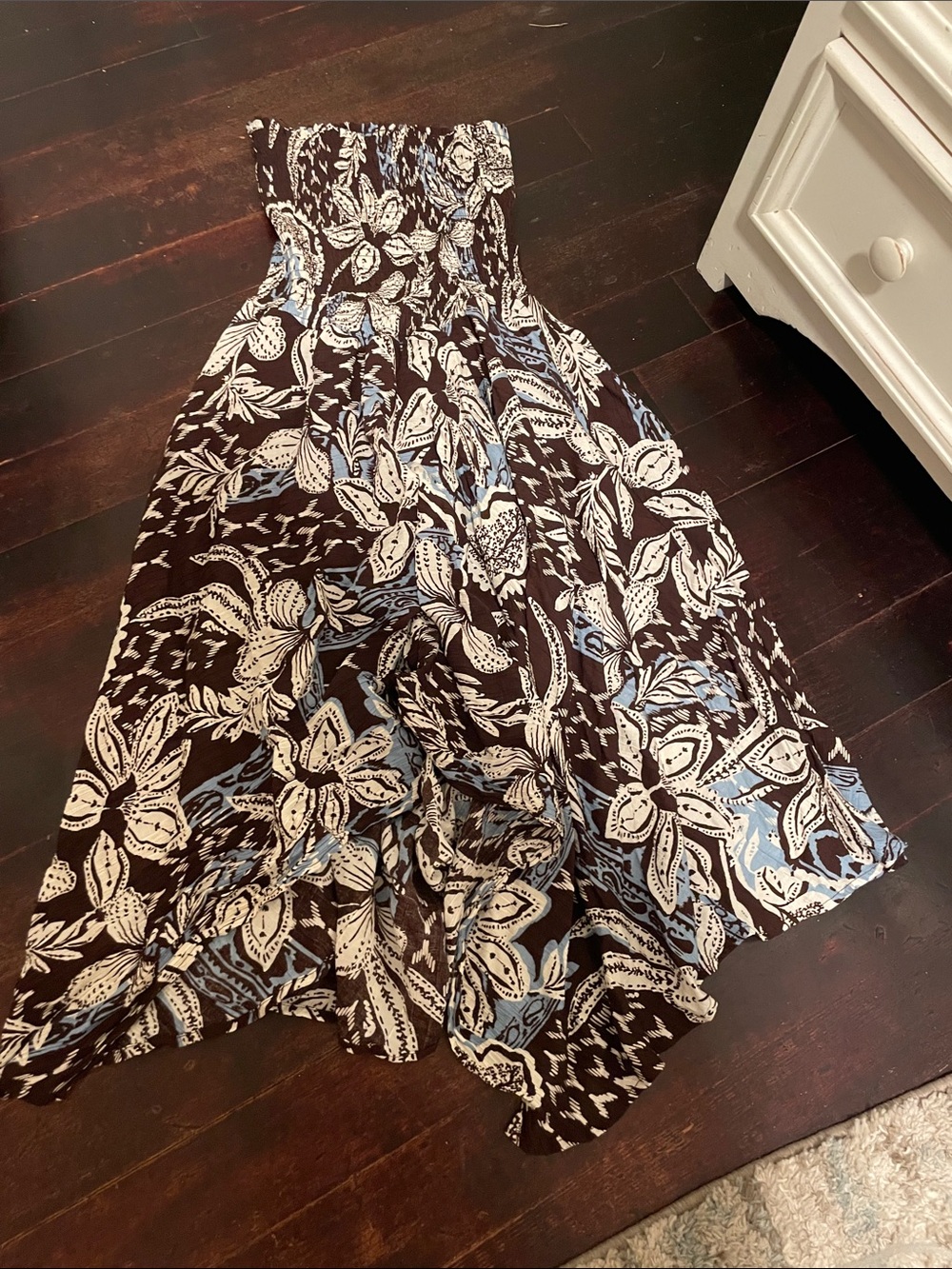Max + Ash strapless midi dress